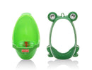 Foryee Cute Frog Potty Training Urinal for Boys with Funny Aiming Target - Blackish Green