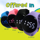 Kidnovations Premium Potty Training Watch - Toilet Training Timer - Rechargeable Water Resistant Digital Watch Reminder to Go Potty Vibrates and Plays Music Keeps Your Child Entertained at Potty Time Blue
