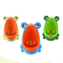 Foryee Cute Frog Potty Training Urinal for Boys with Funny Aiming Target - Blackish Green