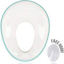 Potty Training Seat for Boys And Girls, Fits Round & Oval Toilets, Non-Slip with Splash Guard, Includes Free Storage Hook - Jool Baby
