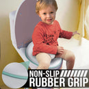 Potty Training Seat for Boys And Girls, Fits Round & Oval Toilets, Non-Slip with Splash Guard, Includes Free Storage Hook - Jool Baby