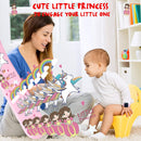 Potty Training Count Down Timer Watch with Lights and Music - Rechargeable, Princess Pink Band Engaging Pattern, Potty Training Watch Pink - (No Vibration and Alarm Mode)