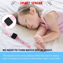 Potty Training Count Down Timer Watch with Lights and Music - Rechargeable, Princess Pink Band Engaging Pattern, Potty Training Watch Pink - (No Vibration and Alarm Mode)